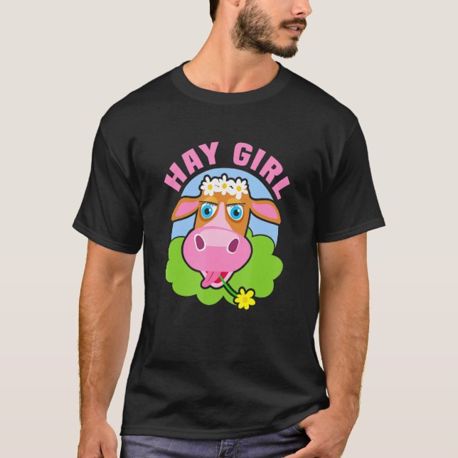 Höflicka älskar kor t shirt (Framsida)
