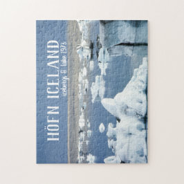 Höfn Island Icebergs & Sjö Blue Ice Glacier Pussel