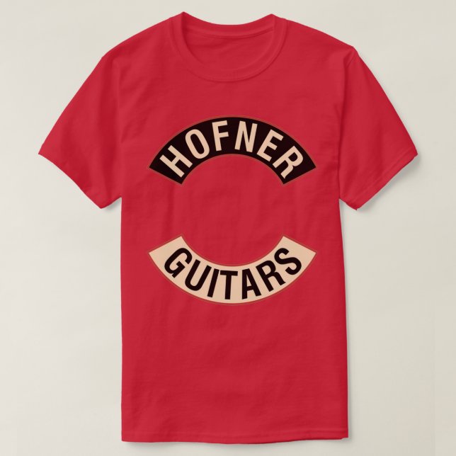 Hofner Guitars T Shirt (Design framsida)