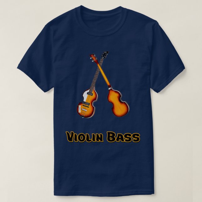 Hofner Violin Bass Musical Instruments  T Shirt (Design framsida)