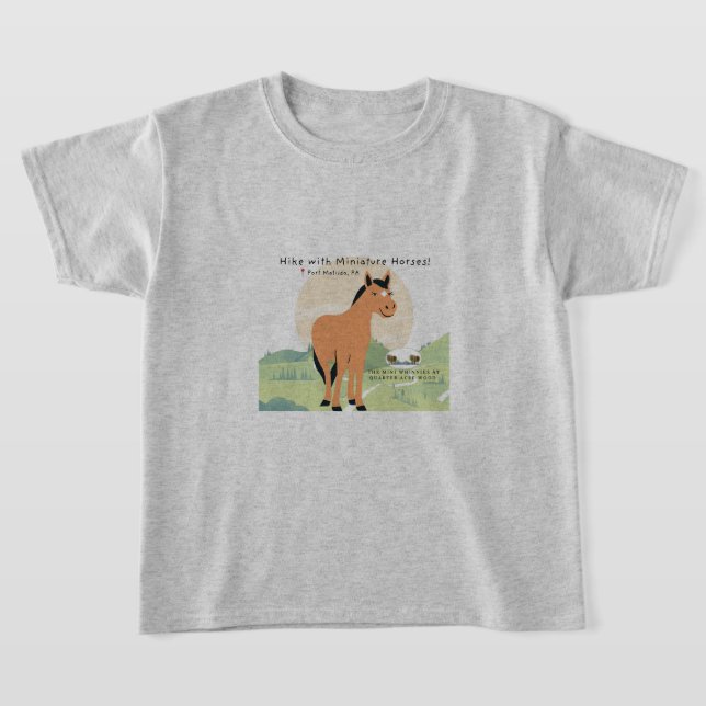 Höft med Miniature Horses (Port Matilda, PA) T Shirt (Laydown)