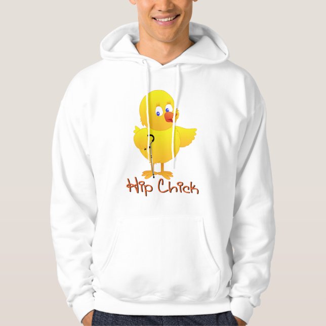HöftchickHoodie Sweatshirt (Framsida)