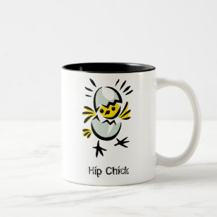 Höftchickmugg Två-Tonad Mugg
