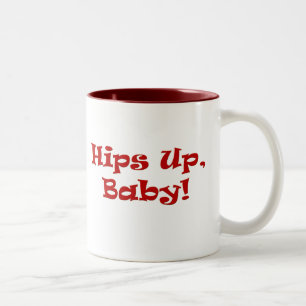 Höfter upp, baby! Två-Tonad mugg