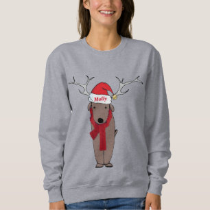 Höftfido pet hund anpassningsbar, jultomte t shirt