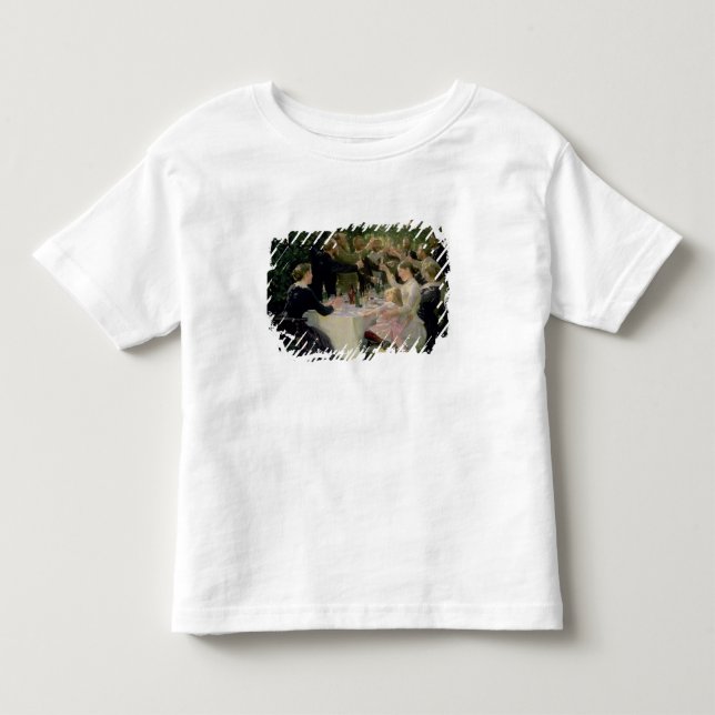 Höfthöft Hurrah! Konstnärers party på Skagen, 1888 T-shirt (Framsida)