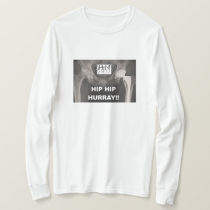 Höfthöft Hurray- som är gratulerar på höftutb Tee Shirt