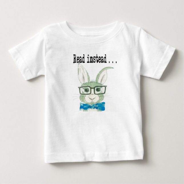 Höftläsningkanin T-shirt (Framsida)