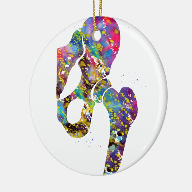 Höftled Julgransprydnad Keramik (Vänster)