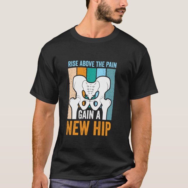 Höftledsbytesåterställningskläder Höftledsbyte T Shirt (Framsida)
