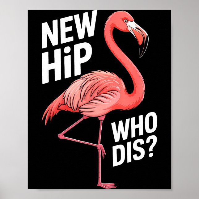 Höftledsprotes Återhämtning Knä Humor Fras Poster (Framsidan)