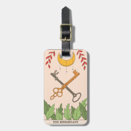 Höftofant större arcana-tarotkort måne bagagebricka