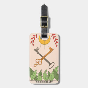 Höftofant större arcana-tarotkort måne bagagebricka