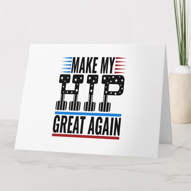 Höftoperation Kort (Framsida)