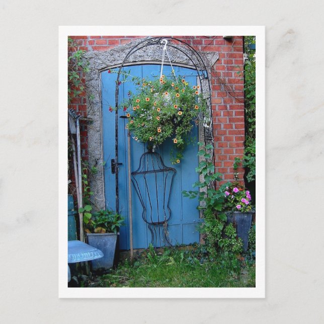 Hoftür i Fischhude Vykort (Framsida)