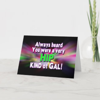 HÖFTUTBYTET FÅR DET VÄL KORTET - KVINNLIGT KORT