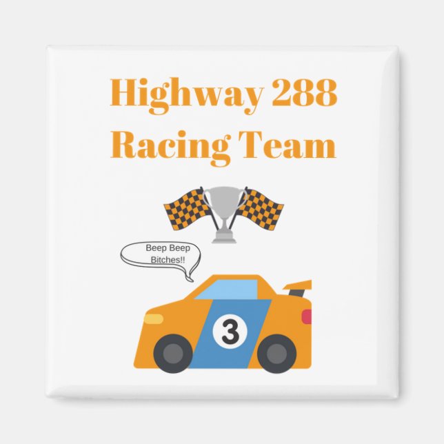 Hög 288 Tävla Team Magnet (Framsidan)