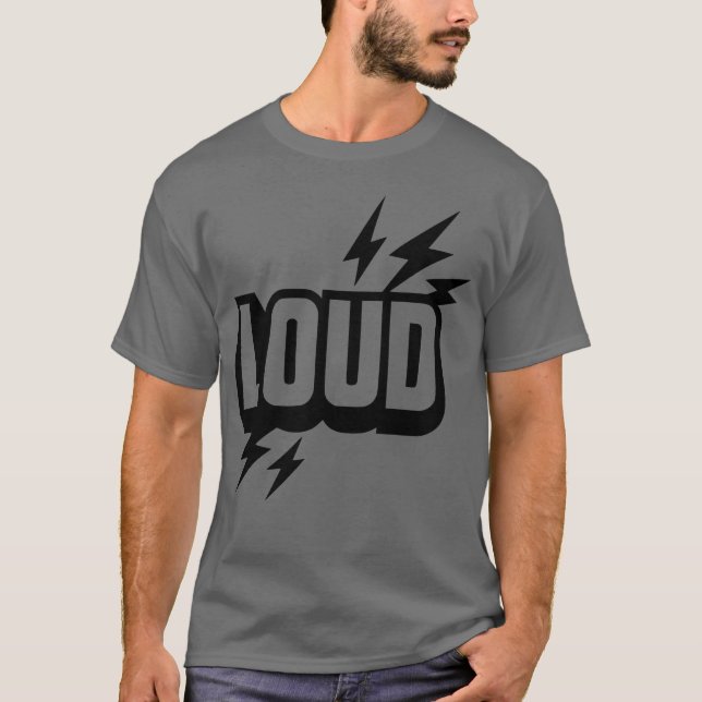 Hög attityd vibe hip hop present t shirt (Framsida)