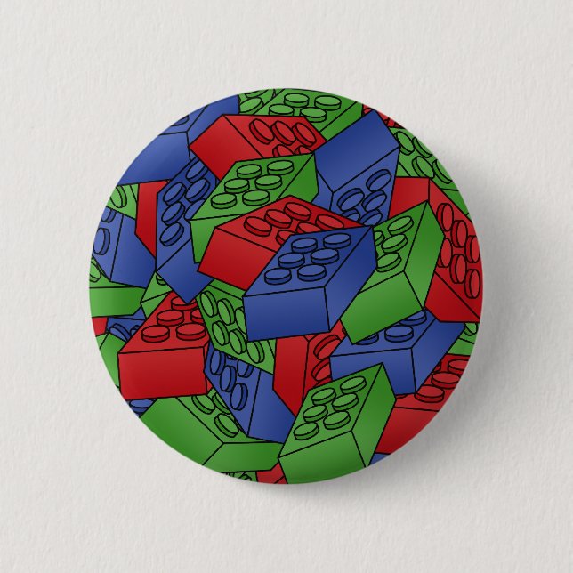 Hög av att bygga kvarter knapp (Framsida)