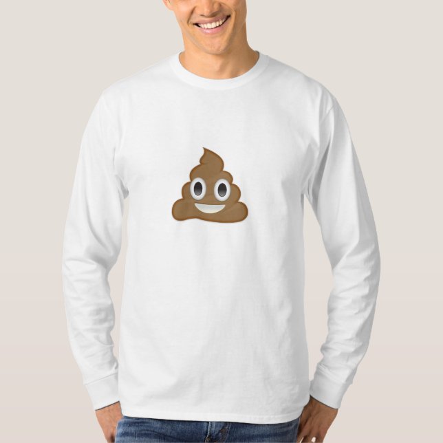 Hög av bajset Emoji T-shirt (Framsida)