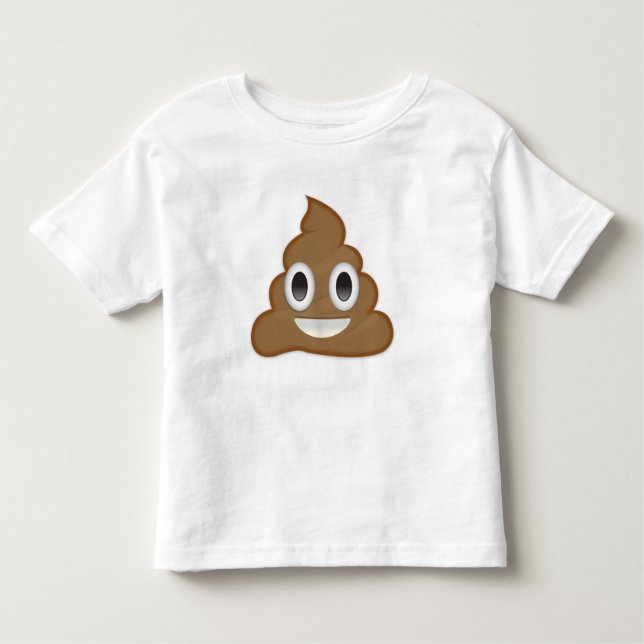 Hög av bajset Emoji T-shirt (Framsida)