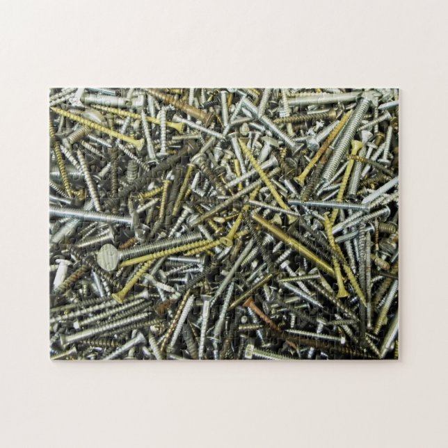 Hög av Screws pussel (Horisontell)
