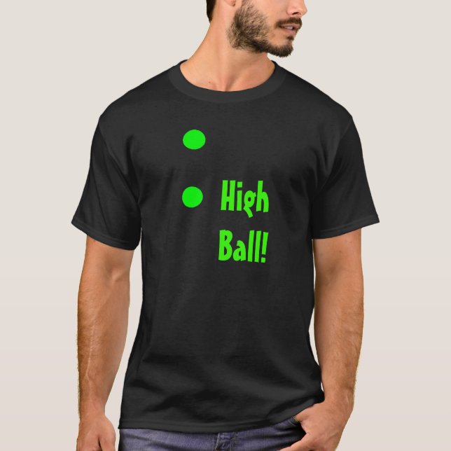 Hög Bana! Tee Shirt (Framsida)