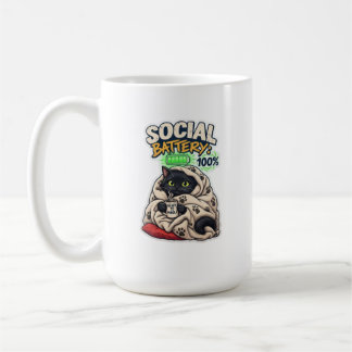 Hög batteri kaffemugg