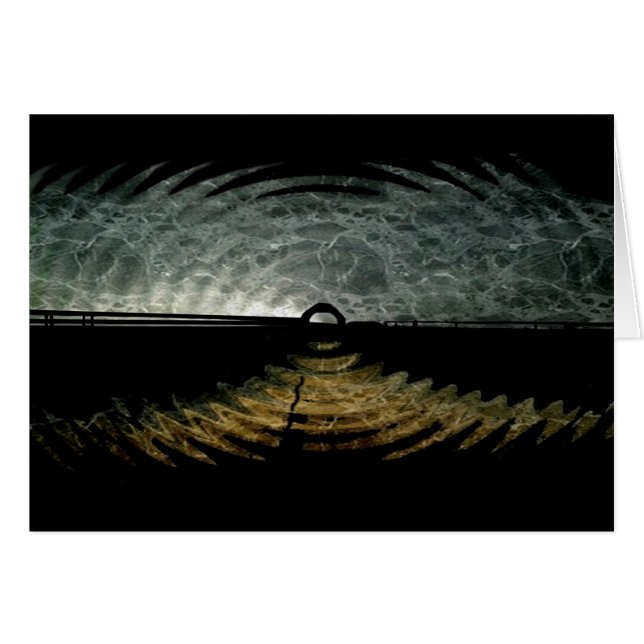Hög bro hälsningskort (Framsidan Horizontal)
