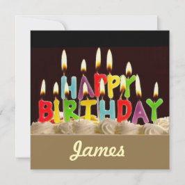 HÖG DEFINITION UTSKRIV BIRTHDAY-KORT JULKORT