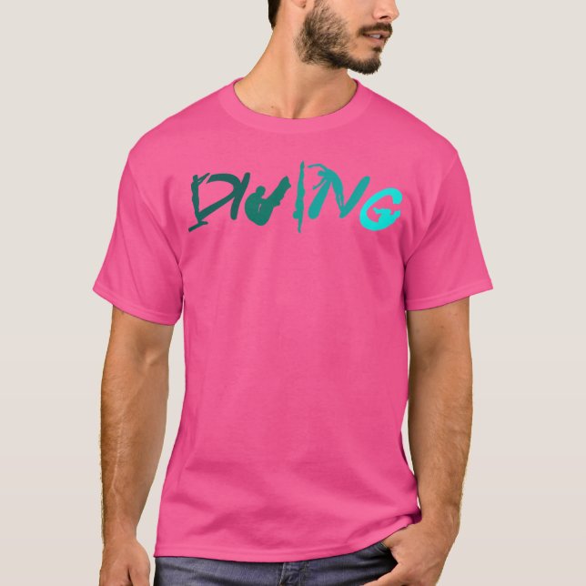 Hög dykning för Springboard dykning T Shirt (Framsida)
