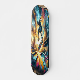 Hög energiskateboardation mini skateboard bräda 18,5 cm