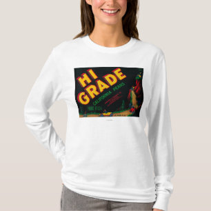 Hög etikett för klassPearlåda T Shirt