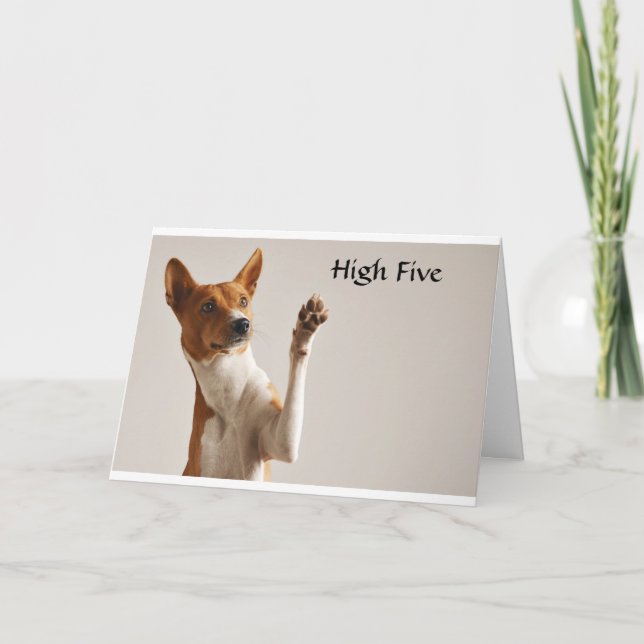 **HÖG FEM** DET ÄR "DITT BIRTDAG" KORT (Framsida)