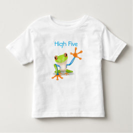 Hög fem Orangar och blå snål Frog Shirt Tee