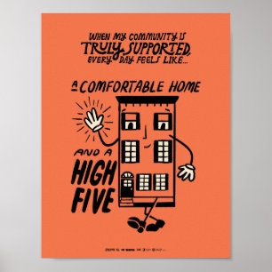Hög fem poster