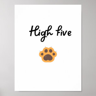 HÖG FEM Tass-väggkonst Poster