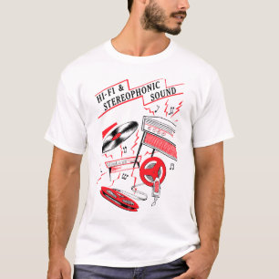 Hög-Fi och Stereophonic solid T-tröja T-shirt