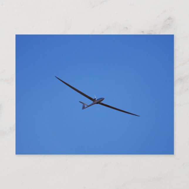 Hög flyghöjd i himlar vykort (Framsida)