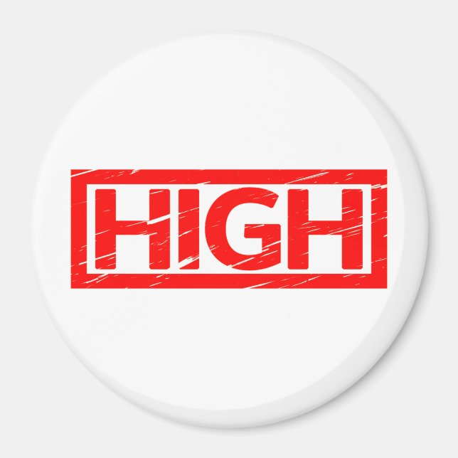 Hög Frimärke Magnet (Framsidan)