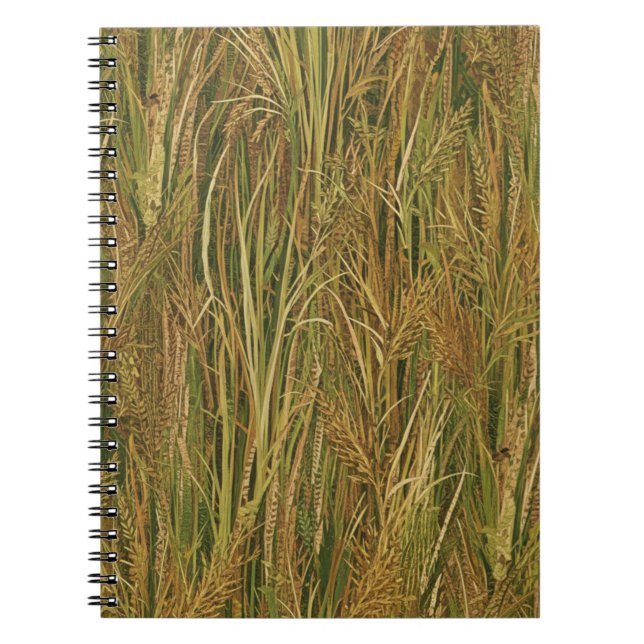 Hög Gräs Ghillie Dräkt Kamouflage Anteckningsbok (Framsidan)