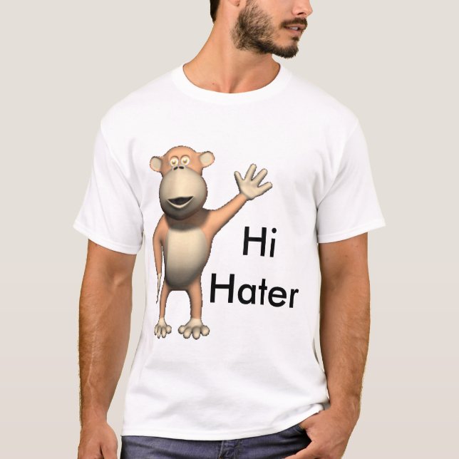 Hög HaterByeHater T Shirt (Framsida)