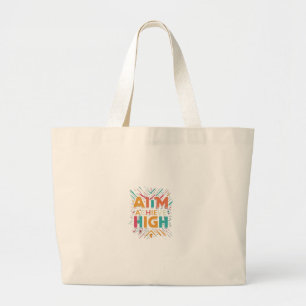 Hög, hög, inspirerande T-Shirt - re Jumbo Tygkasse