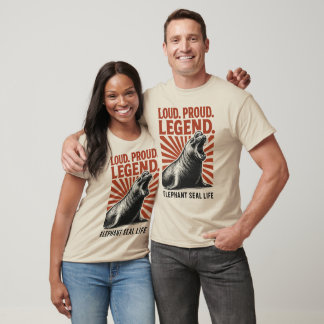 Hög Hög Legend Säl Konst T Shirt
