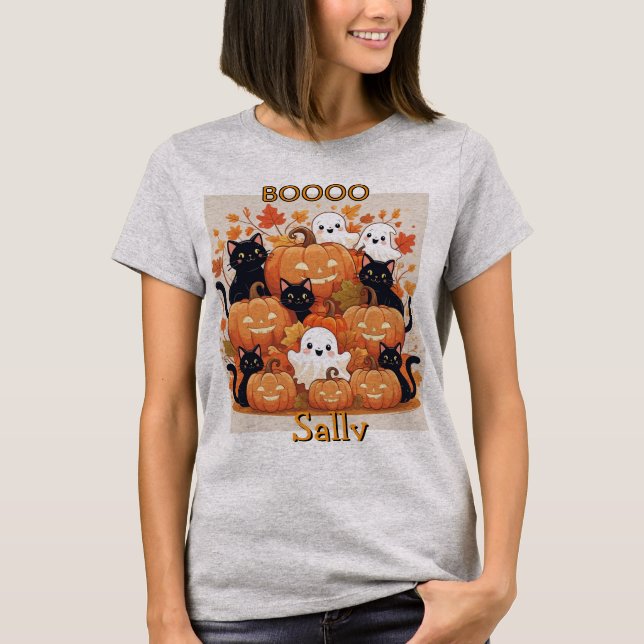 Hög höststack t shirt (Framsida)