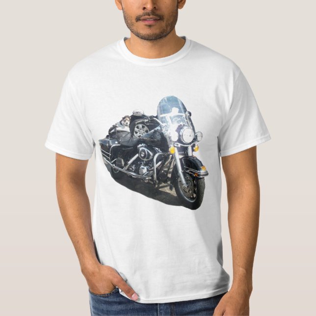 Hog Hund Manar-shirt Tee (Framsida)