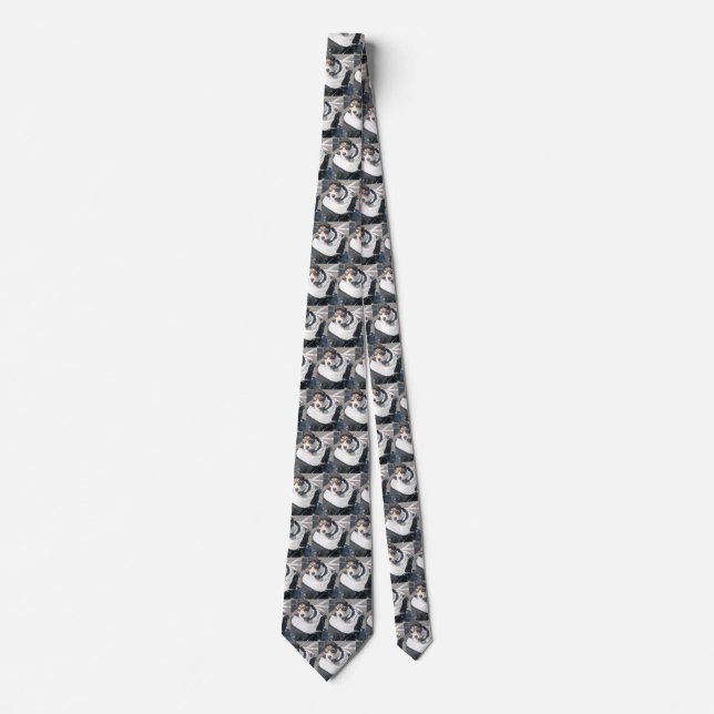 Hog Hund Necktie Slips (Framsida)