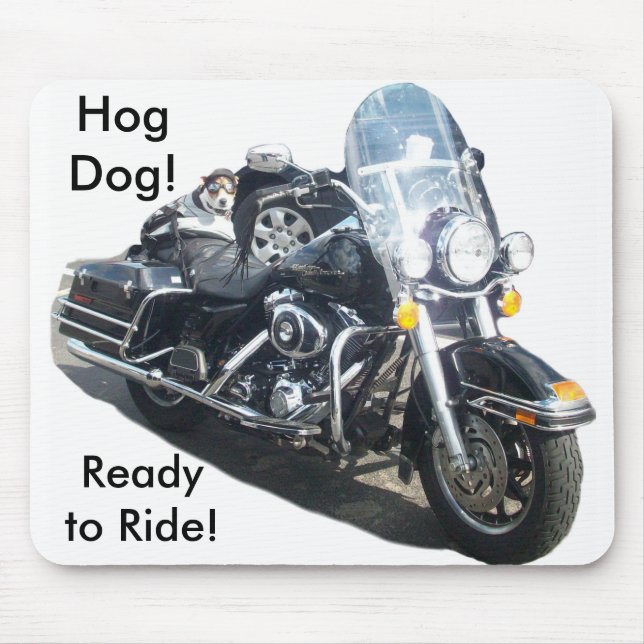 Hog Hund - Redo till Ride! Musmatta (Framsidan)