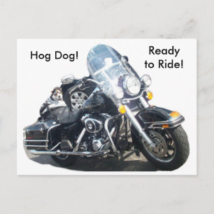 Hog Hund - Redo till Ride! Vykort