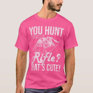Hog Hunter du stöter på med ett gevär som skär T Shirt